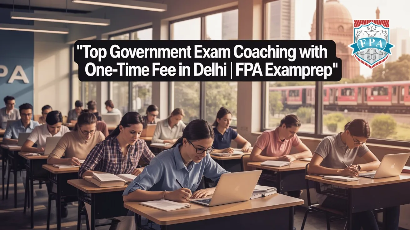 Top Government Exam Coaching with One-Time Fee in Delhi | FPA EXAMPREP