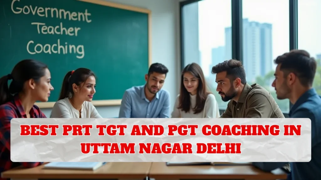 Header image of students at FPA EXAMPREP, the best PRT TGT and PGT coaching in Uttam Nagar Delhi.
