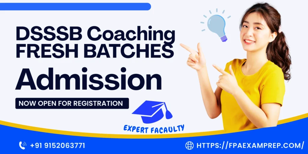 BEST DSSSB COACHING IN UTTAM NAGAR
